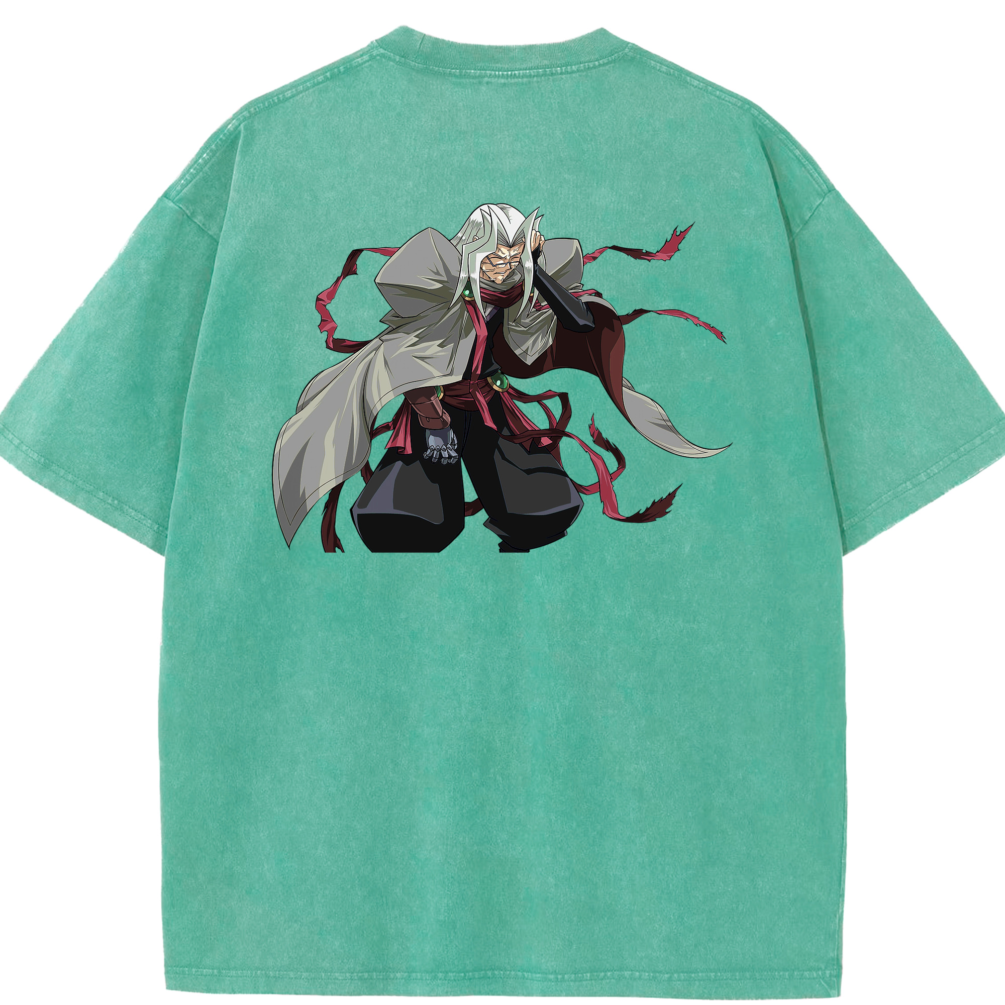 （画像用） 遊☆戯☆王 Yu-Gi-Oh! 綿100% ヴィンテージ風 半袖Tシャツ（背面プリント）